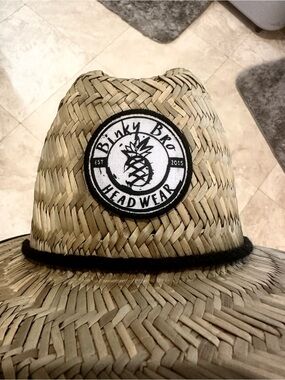 Binky Bro Barney Patrol Straw Sun Hat
